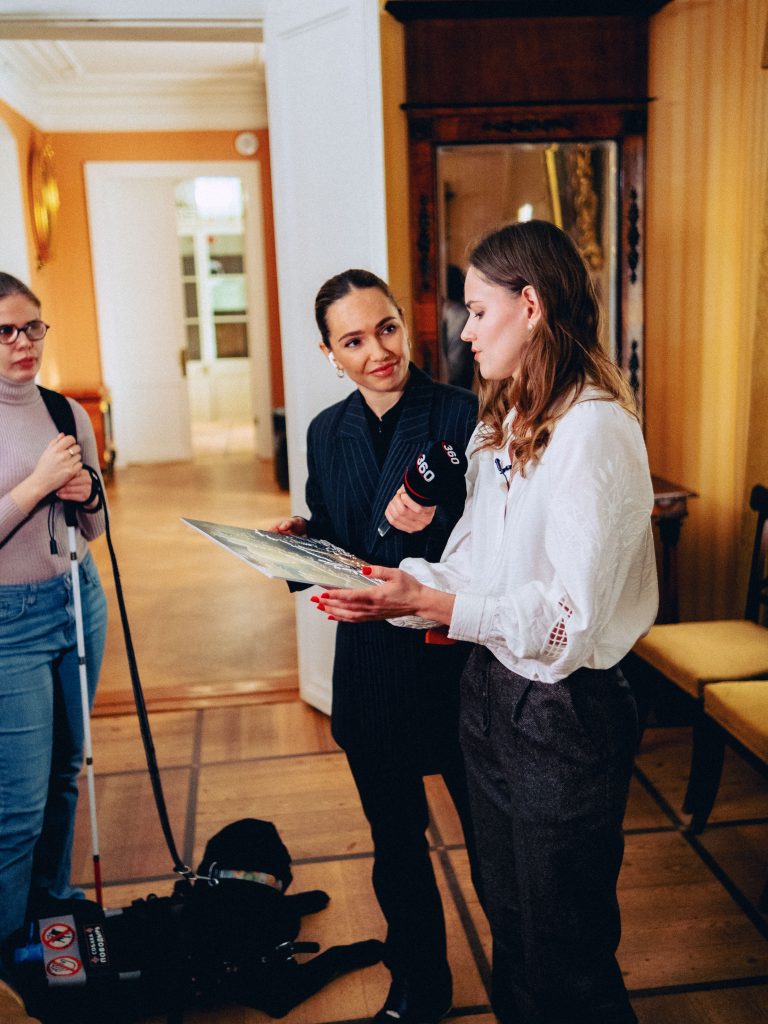 Презентация тактильных моделей для незрячих и слабовидящих гостей