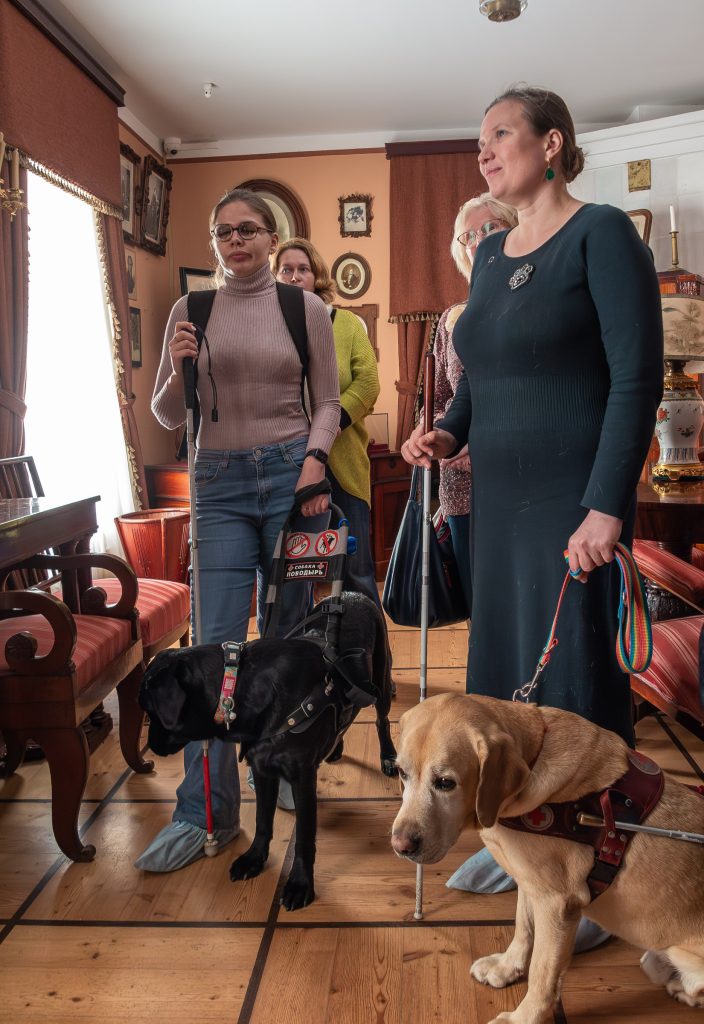 Презентация тактильных моделей для незрячих и слабовидящих гостей