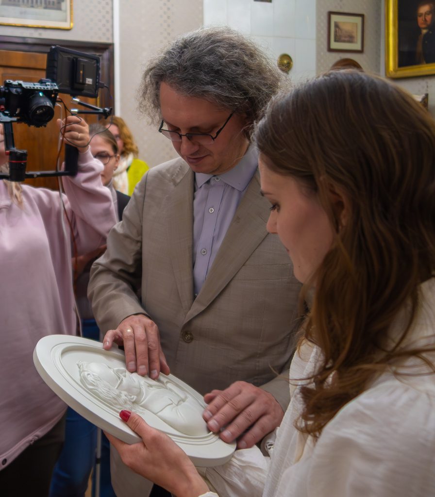 Презентация тактильных моделей для незрячих и слабовидящих гостей